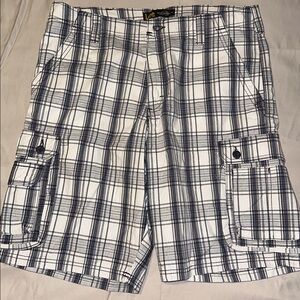 Lee plaid cargo shorts
